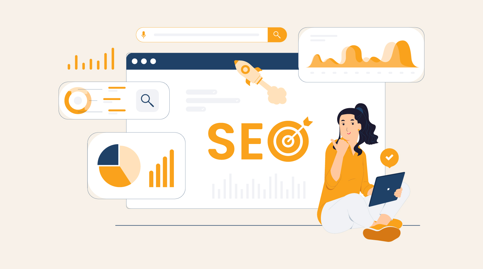 خطوات محركات بحث موقع خدمي SEO