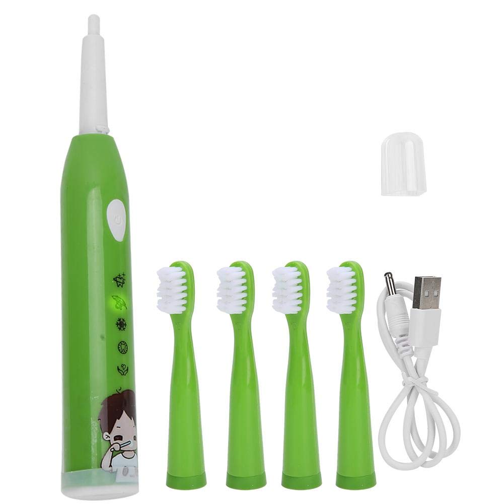 Electric Sonic Toothbrush, Rechargeable Electric Toothbrush, 5 Modes, 4 Brush Heads, Household Recha