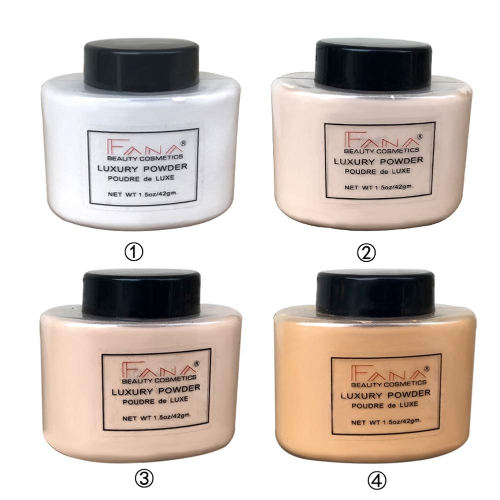 Pretty Comy Loose Powder Makeup Invisible Pores Oil-Control Setting Powder 4 Color Available