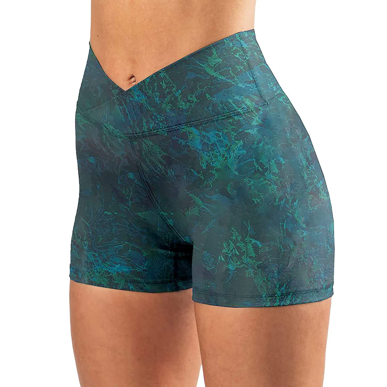 Plus Size Shorts Yoga Spandex Workout Shorts Cycling Shorts