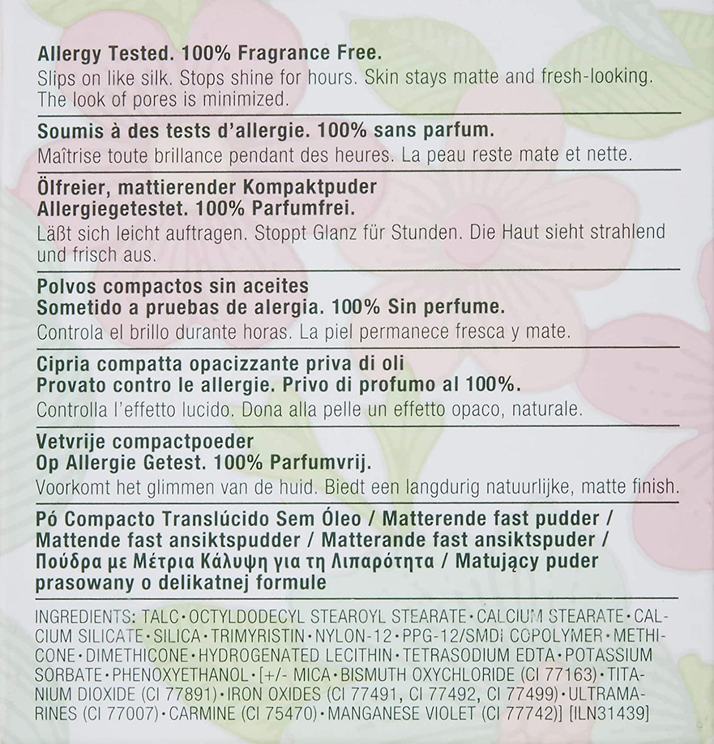 Clinique Stay-Matte Sheer Pressed Powder | Shine-Absorbing, Oil-Free Formula | Create a Perfect Matt