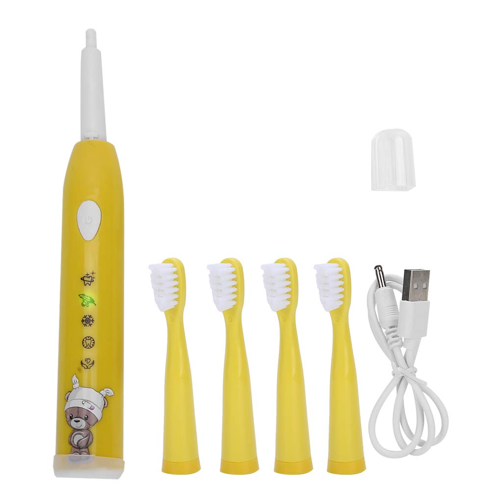 Electric Sonic Toothbrush, Rechargeable Electric Toothbrush, 5 Modes, 4 Brush Heads, Household Recha
