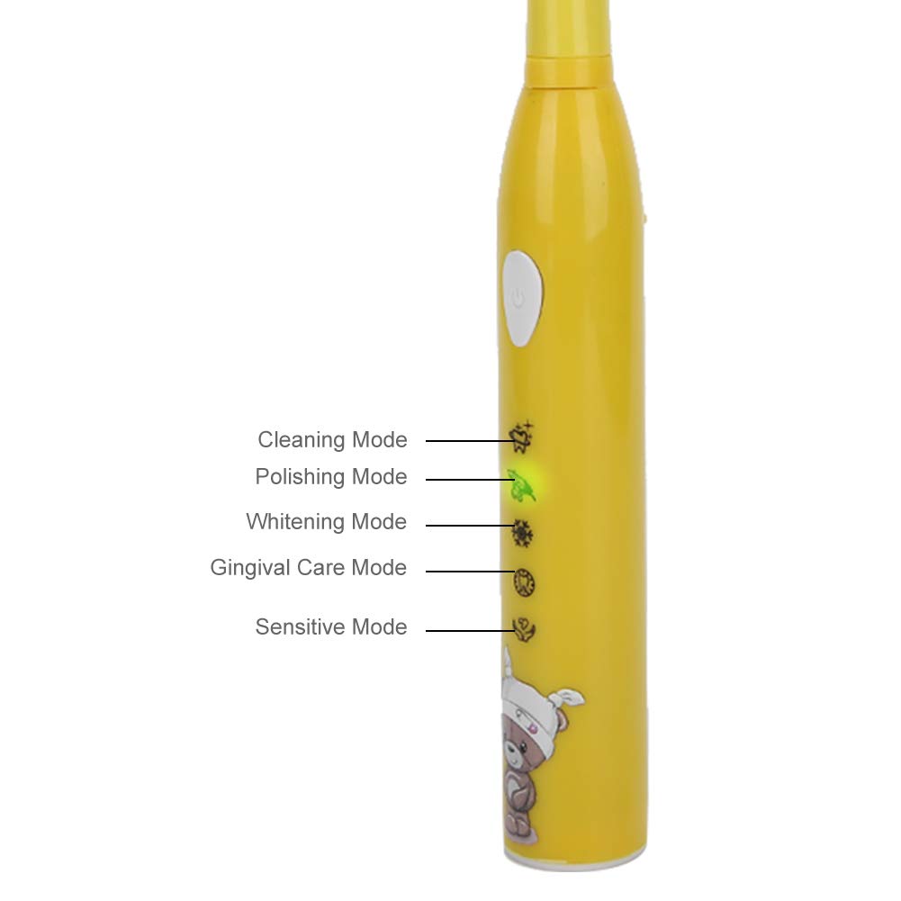 Electric Sonic Toothbrush, Rechargeable Electric Toothbrush, 5 Modes, 4 Brush Heads, Household Recha