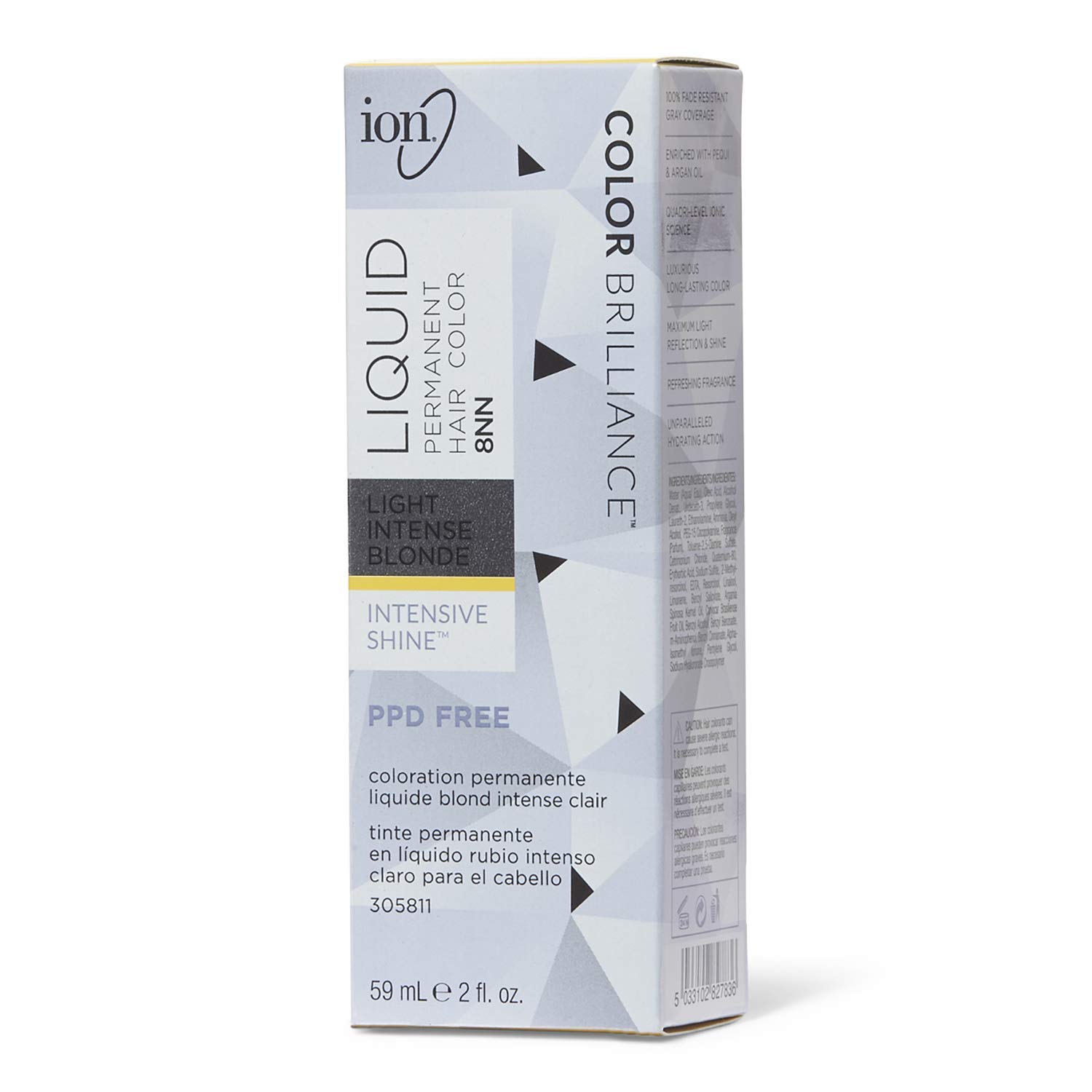 8NN Light Intense Blonde Permanent Liquid Hair Color