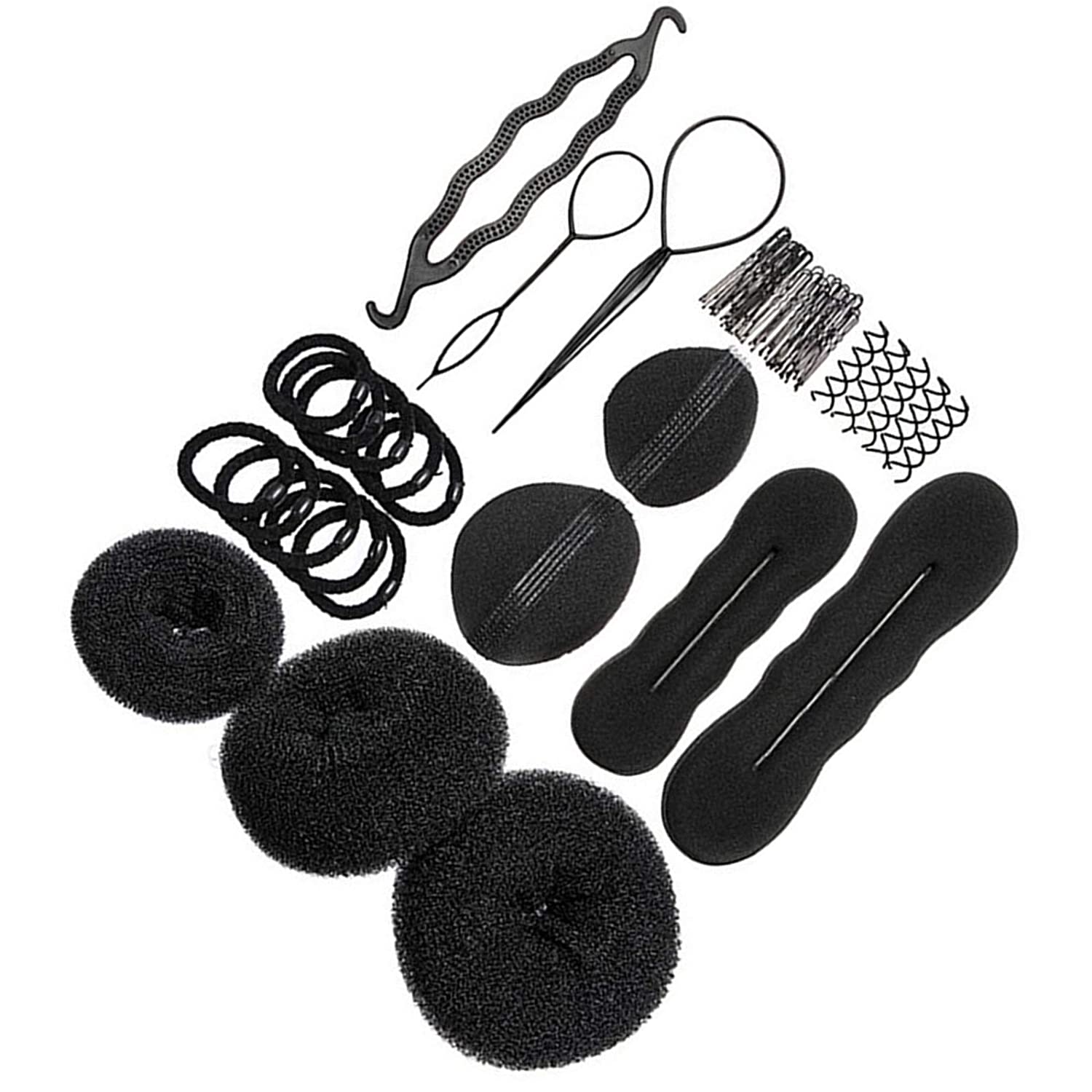 Hair Design Styling Tools Set Hair Braiding Tool Hair Bun Maker hair styling accessories For Women G