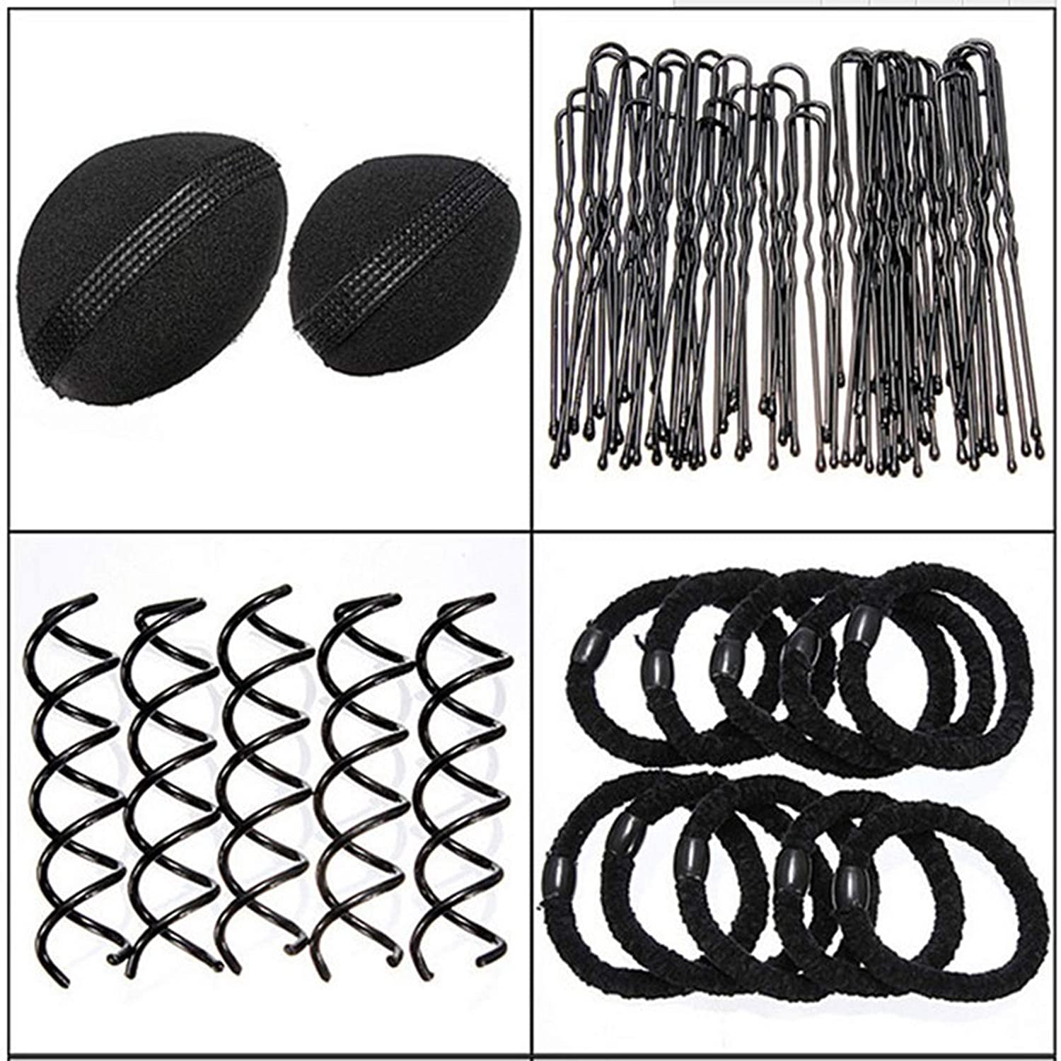 Hair Design Styling Tools Set Hair Braiding Tool Hair Bun Maker hair styling accessories For Women G