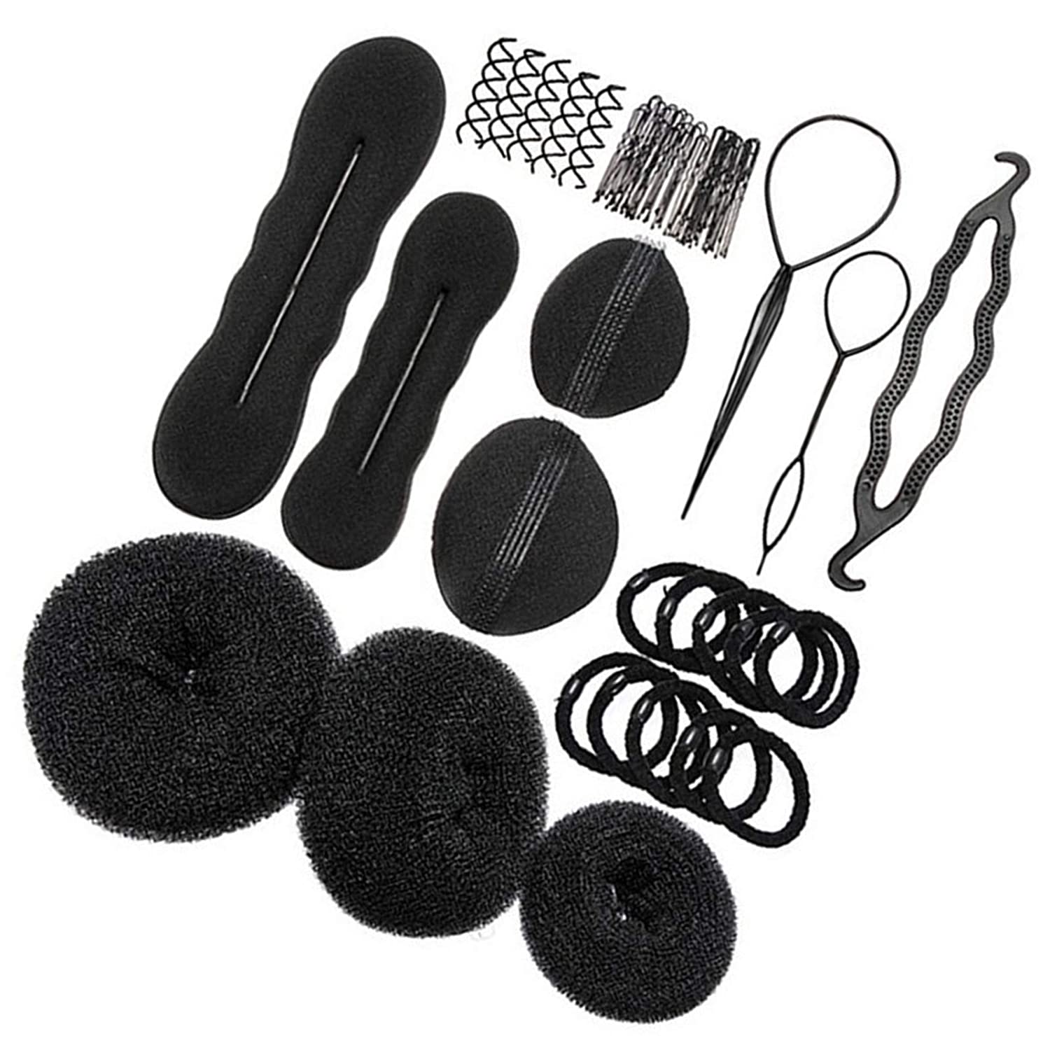 Hair Design Styling Tools Set Hair Braiding Tool Hair Bun Maker hair styling accessories For Women G