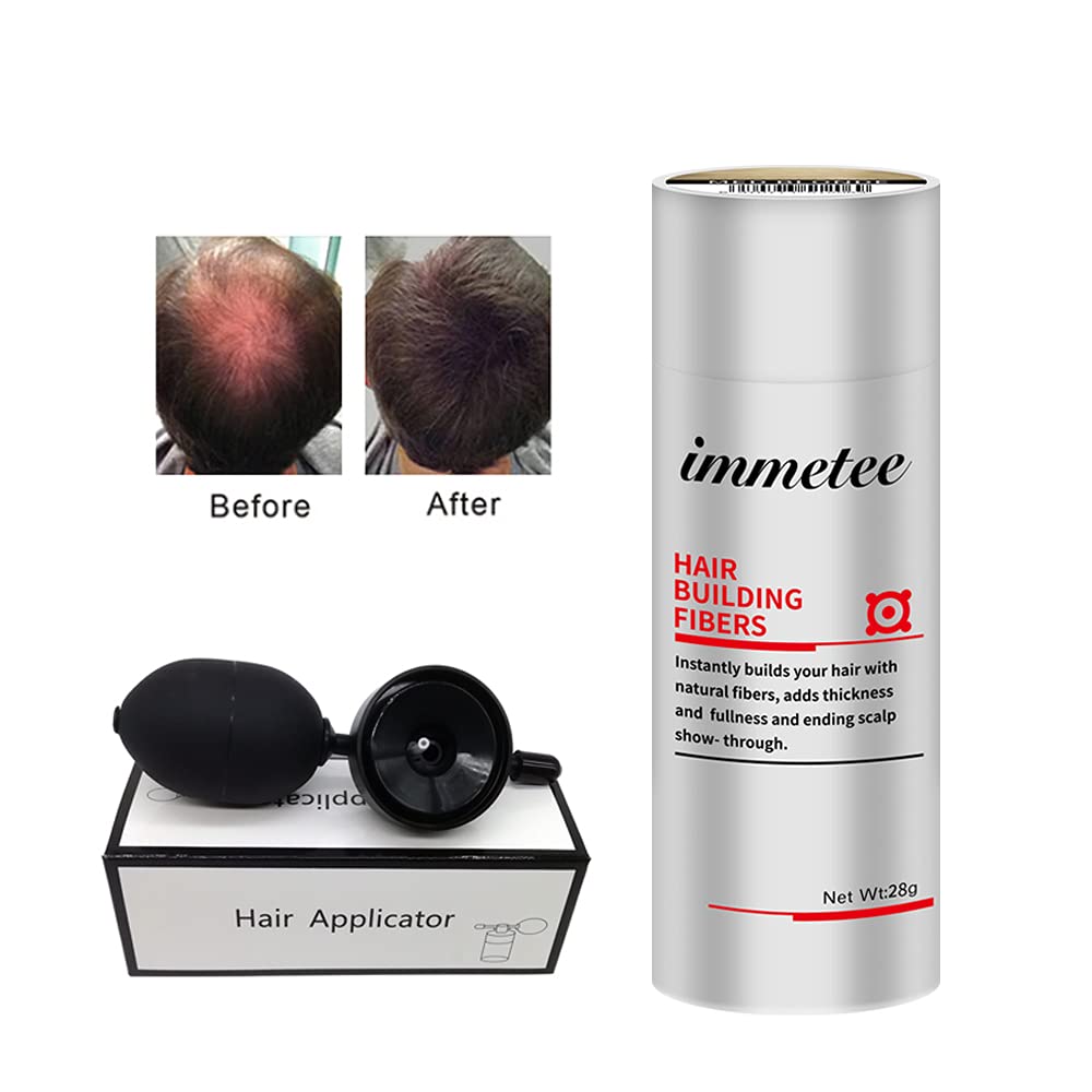 immetee Hair Fibers Pump Fiber Applicator, Spray Application Atomizador