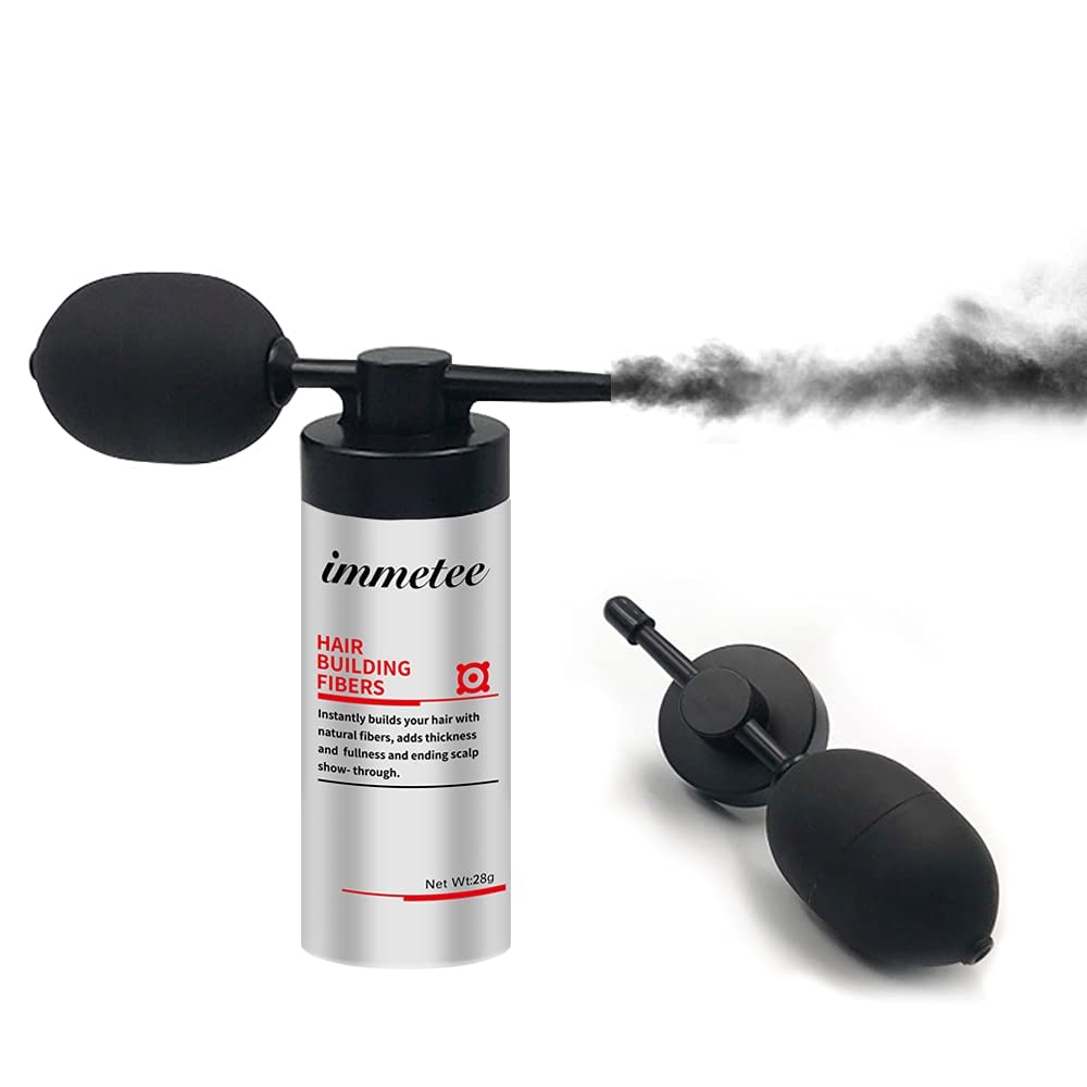 immetee Hair Fibers Pump Fiber Applicator, Spray Application Atomizador