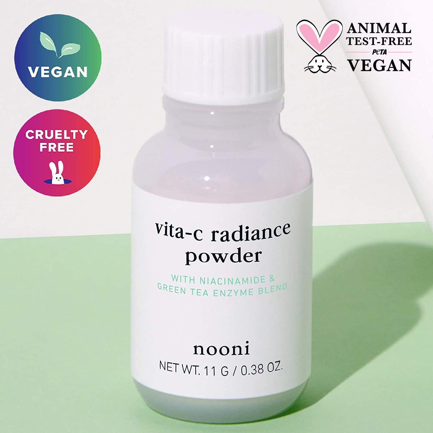 NOONI Vita-c Radiance Powder | Vitamin Powder for face to Mix With Skincare To Boost Effects | Formu