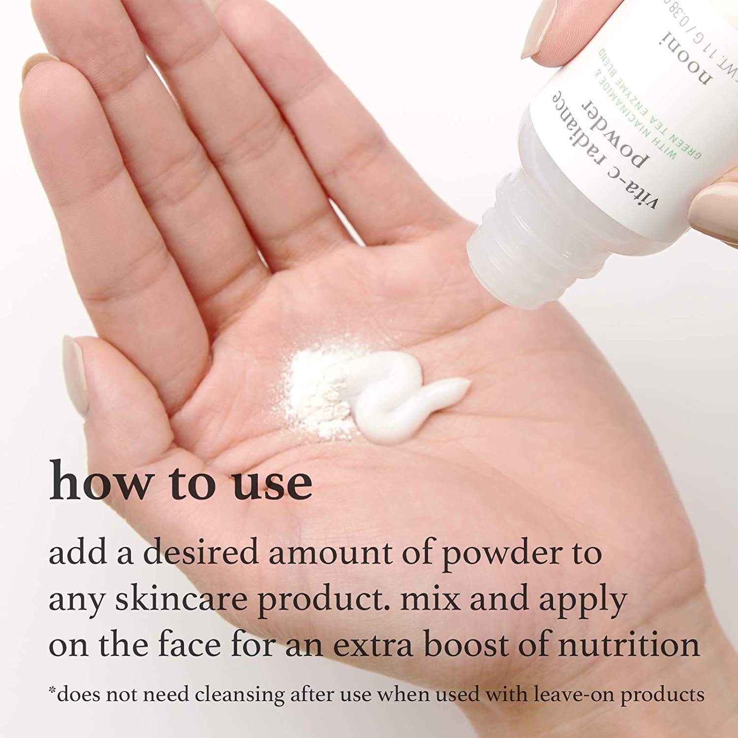 NOONI Vita-c Radiance Powder | Vitamin Powder for face to Mix With Skincare To Boost Effects | Formu