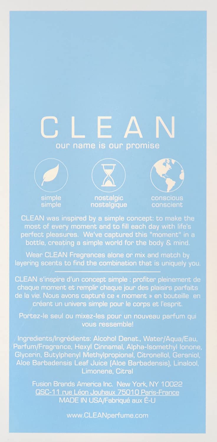 CLEAN Eau de Parfum Spray, 1 Fl Oz