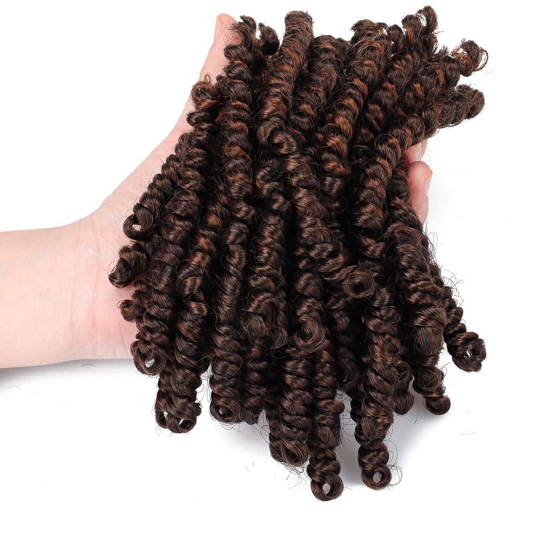 Bob Spring Twist 6 Inch Cute Spring Twists Crochet Braids Short Passion Twist Hair Pre-twisted Fluff