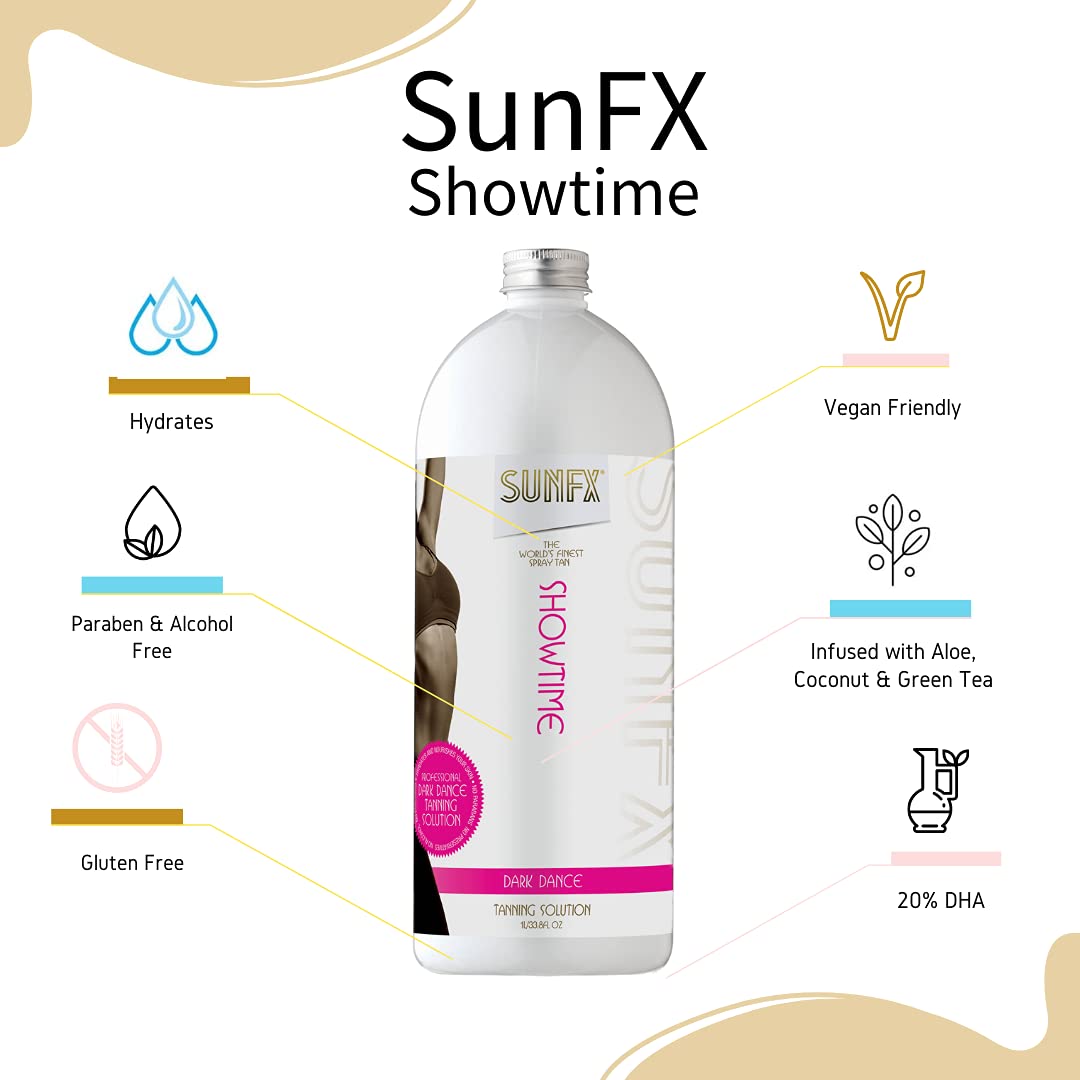 SunFX Spray Tanning Solution - Showtime EXTRA DARK