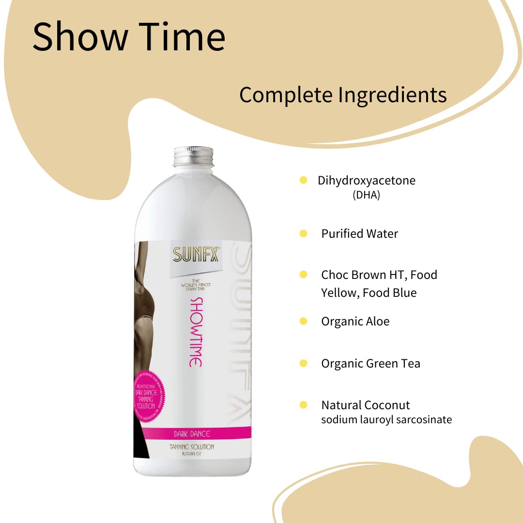 SunFX Spray Tanning Solution - Showtime EXTRA DARK