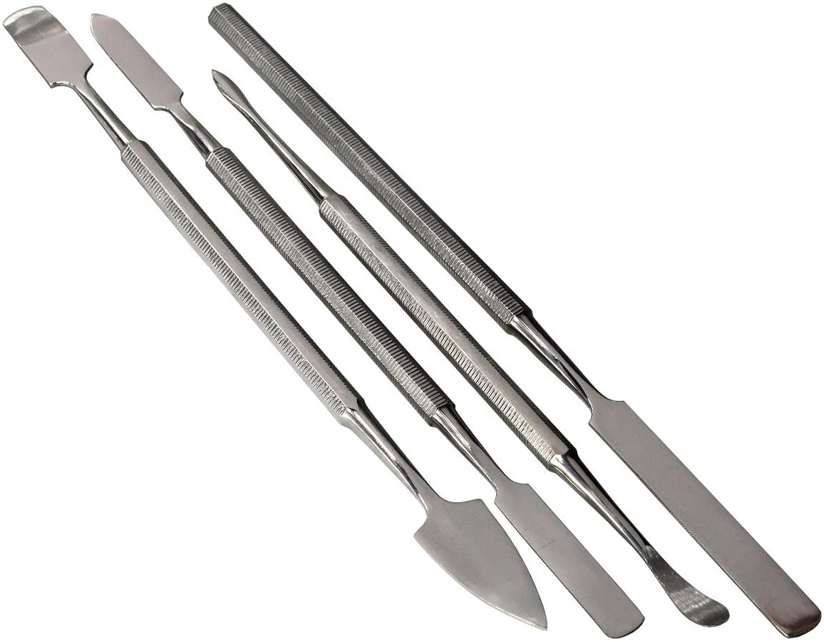 HTS 154P1 4 Pc Stainless Steel Spatula Wax & Clay Sculpting Tool Set