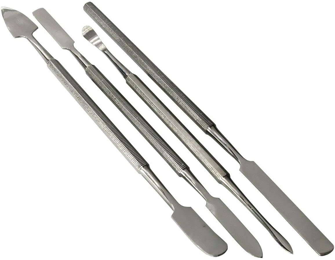 HTS 154P1 4 Pc Stainless Steel Spatula Wax & Clay Sculpting Tool Set