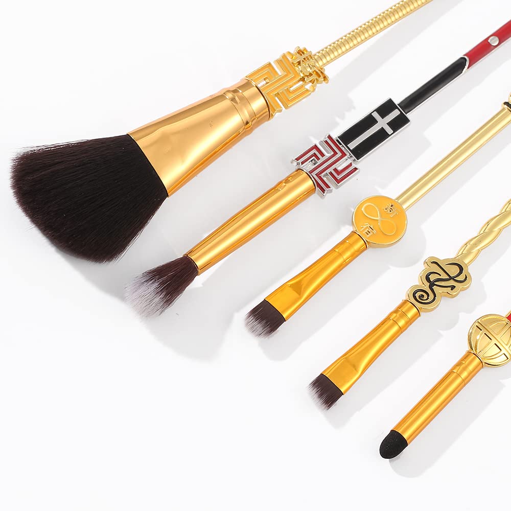 Tokyo Revengers Makeup Brushes Set - 5pcs Anime Peripheral Tokyo Revengers Character Accessory Eleme