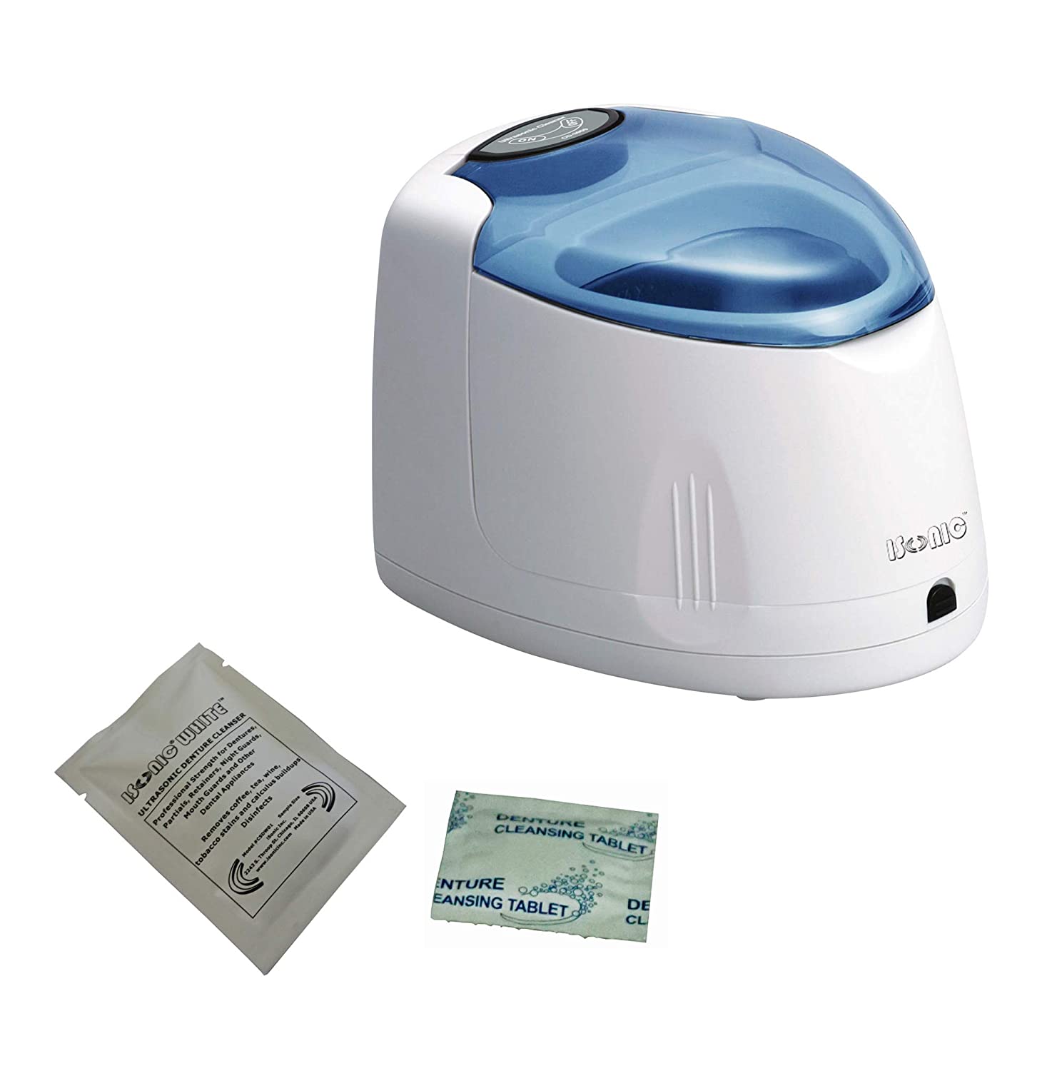 (220V, NOT for USA, Canada) iSonic F3900-UK Ultrasonic Denture/Aligner/Retainer Cleaner for All Dent