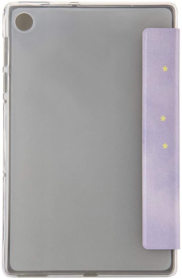 Herzzer Three Fold Leather Case for Huawei M10 FHD Plus,Slim Multi-Angle View Folio Stand Premium Co