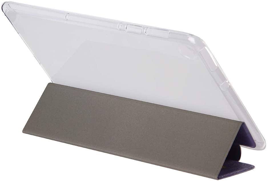 Herzzer Three Fold Leather Case for Huawei M10 FHD Plus,Slim Multi-Angle View Folio Stand Premium Co