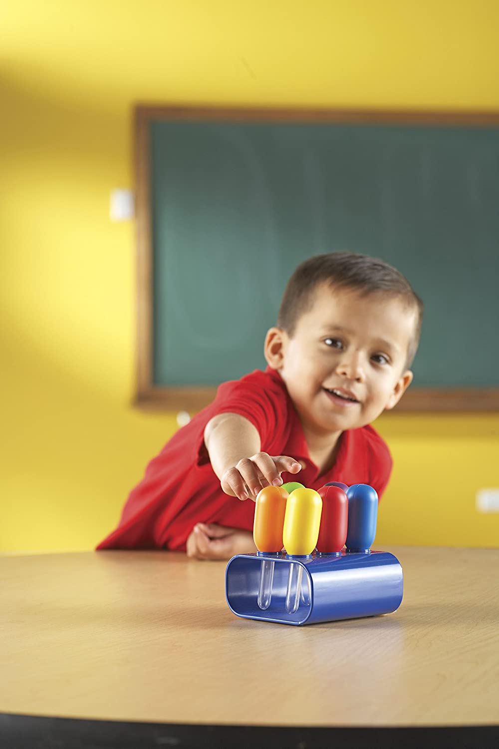 Learning Resources Jumbo Colorful Eyedroppers - Set of 6 with Stand, Ages 3+ Science Class Tools, Pr