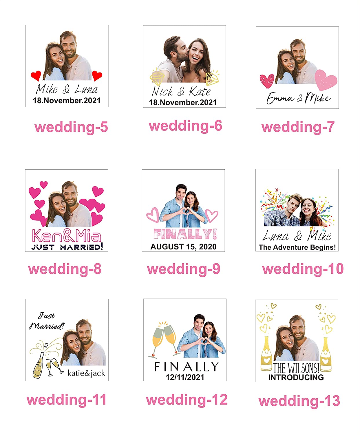 Kullder Bachelorette Party Tattoos, Custom the Groom Face Tattoos, Wedding Party Decorations, Funny 