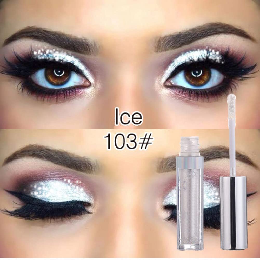 12 Color Sparkling Eyeshadow -Diamonds Phantom Color Water-based Eyeshadow Lasting Waterproof Sparkl