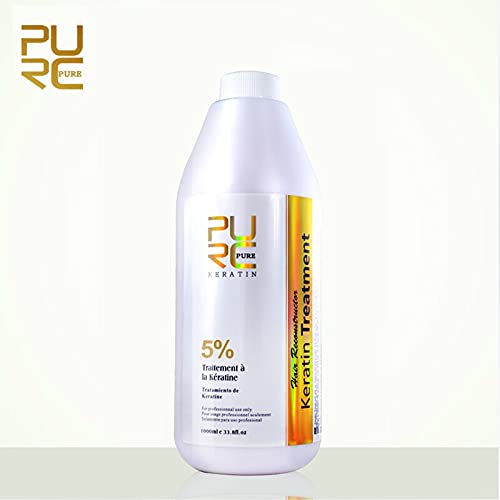 PURC Brazilian Keratin Hair Treatment Straightening Hair Straightener Hair Scalp Care PURE 1000ml