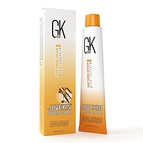 GK HAIR Global Keratin Semi Permanent Hair Cream Color with 87+ Shades (3.4 Fl Oz/100ml) Nourishing