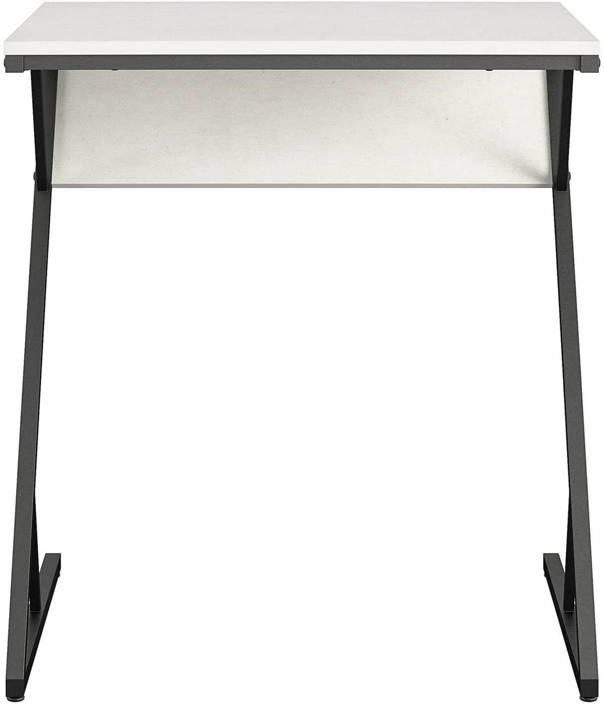 Novogratz Accent Table/Laptop Desk, Plaster/Gunmetal