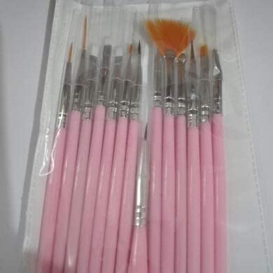 UXZDX CUJUX Nail Brush for Manicure Gel Brush for Nail Art 15Pcs/Set Nail Brush Acrylic Liquid Powde