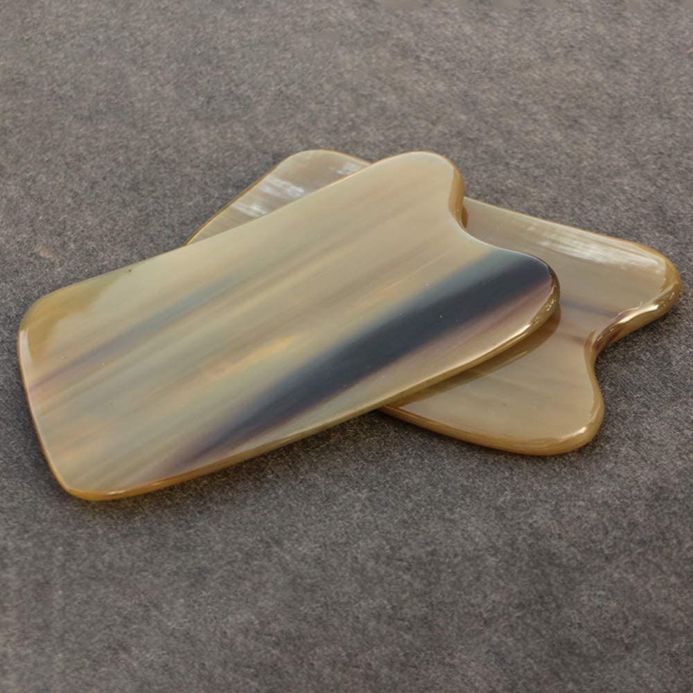 1Pc Gua Sha Massage Tool Horn Scraping Massage Tool Scraping Board for Face Body Spa