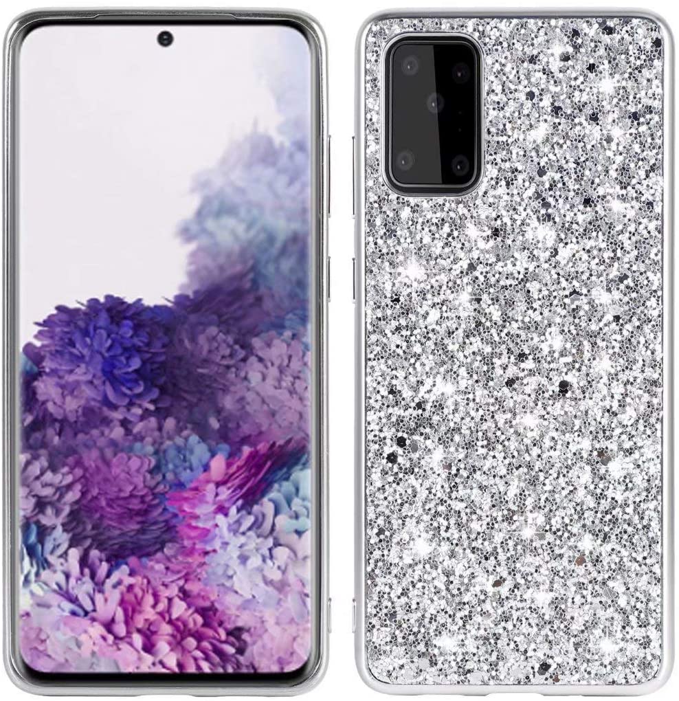 Samsung Galaxy Note 20 Case, 3D Bling Glitter Sparkle Ultra Thin Crystal Clear Shockproof Soft TPU S