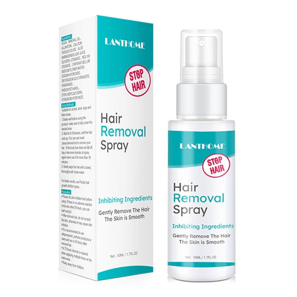 Hair Removal Spray,SUNSENT Painless Hair Removal Spray for Men and Women,Non-irritating Hair Inbihib