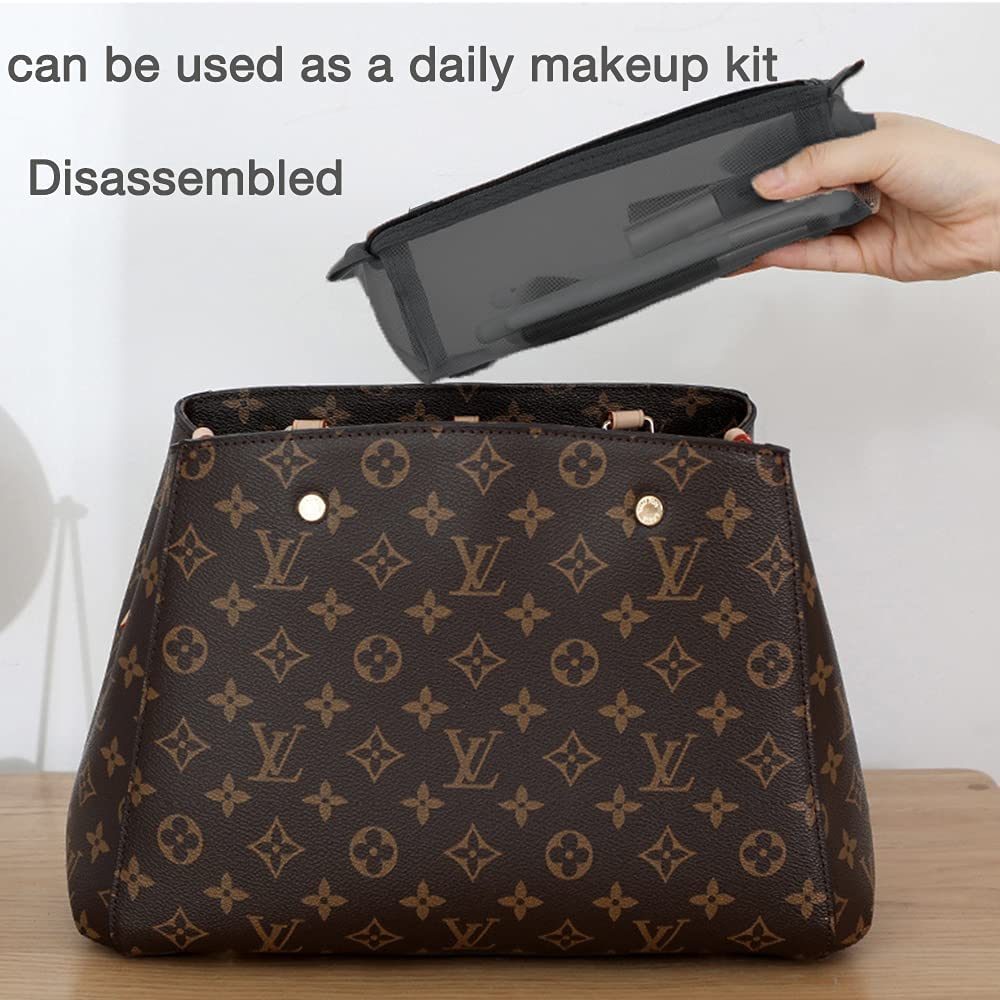 Travel Makeup Train Case Makeup Cosmetic Bag, Organizer Portable Storage Bag with Removable Bag for 