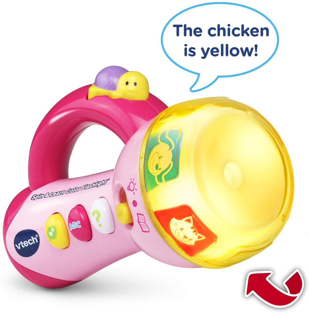 VTech Spin & Learn Color Flashlight , Pink