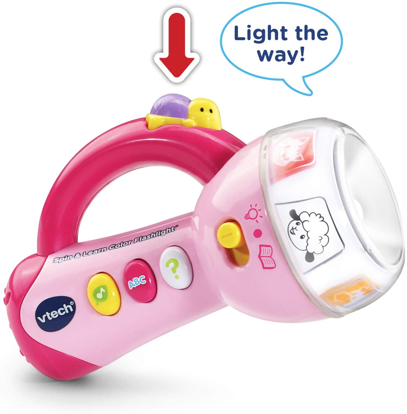 VTech Spin & Learn Color Flashlight , Pink