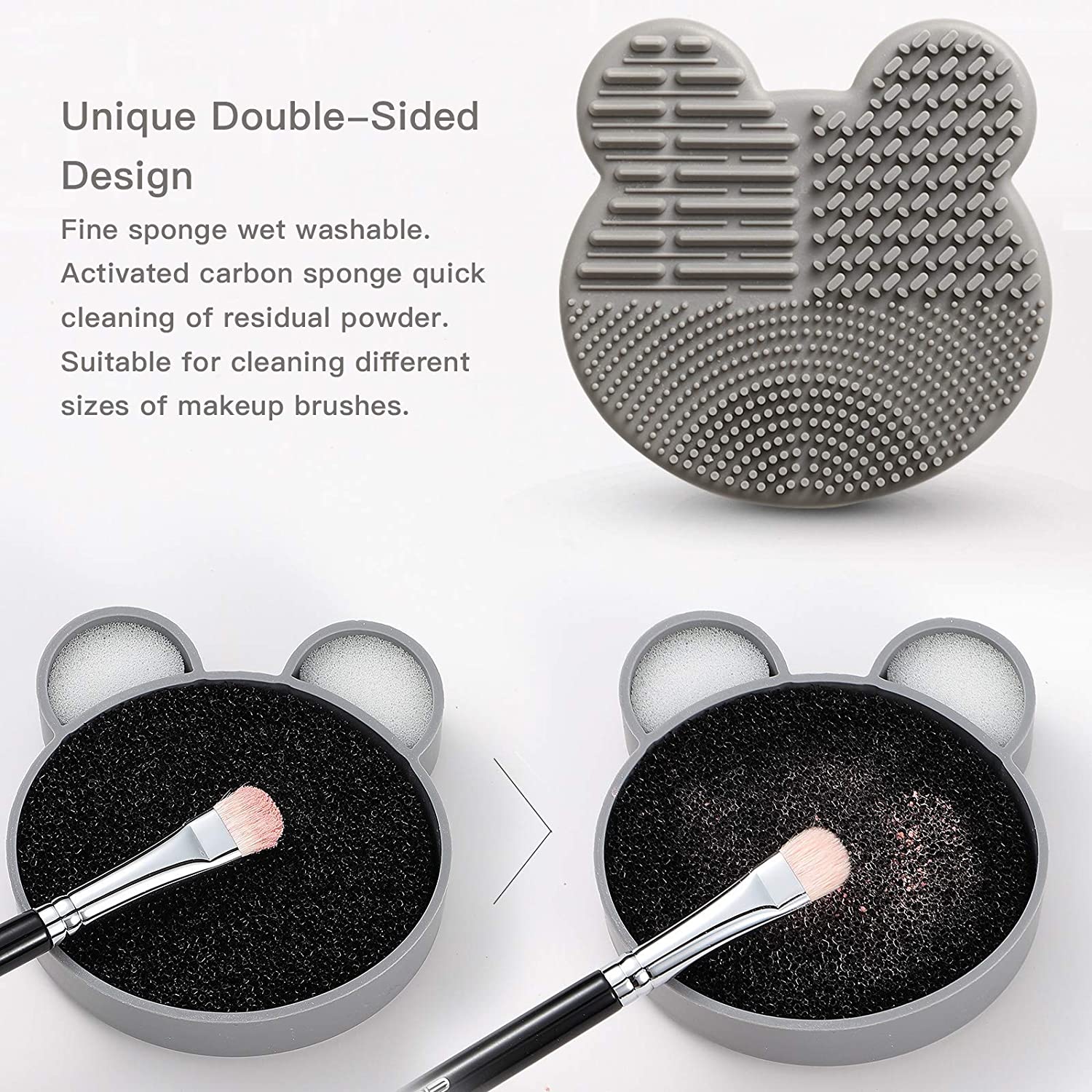 EIGSHOW Makeup Eye Brush Set and Makeup Brush Drying Rack Bundle