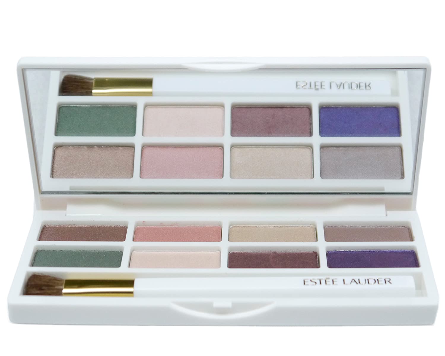 Estée Lauder Pure Color Eyeshadow 8 Color Palette (35-Hot Cinnamon (Shimmer), 47-Nude Fresco (Satin