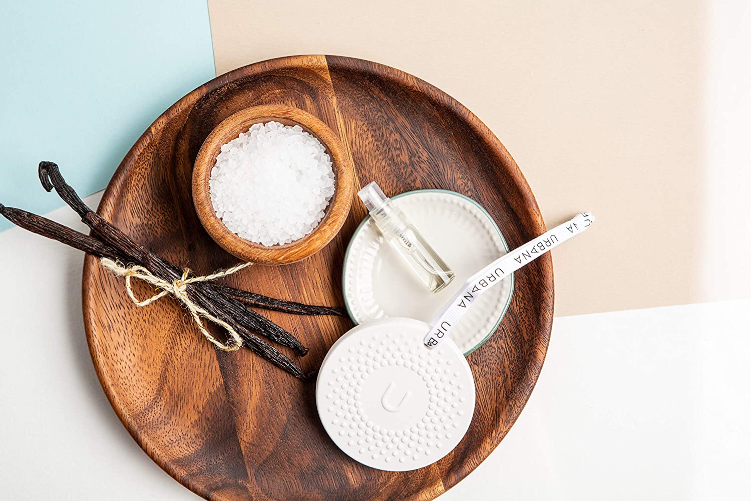 Urbana Home Collection Fragrance, Ceramic Stone Diffuser, Salt + Sand