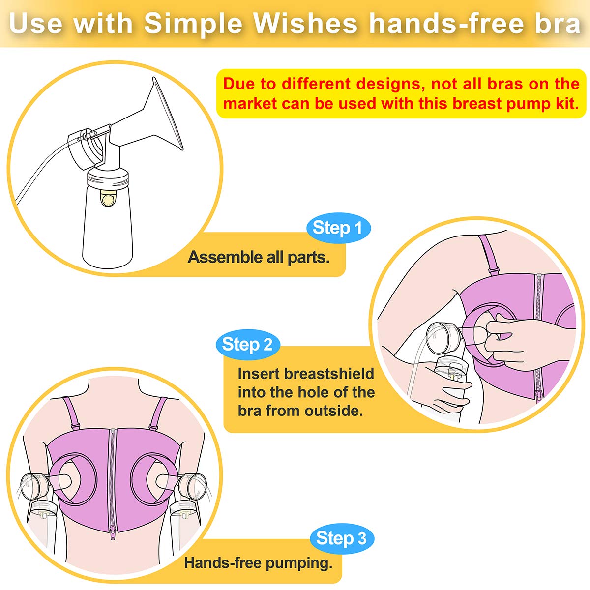 Nenesupply Pump Parts Compatible with Medela Pump in Style Breastpump PISA 2 X Large 30mm Breastshie
