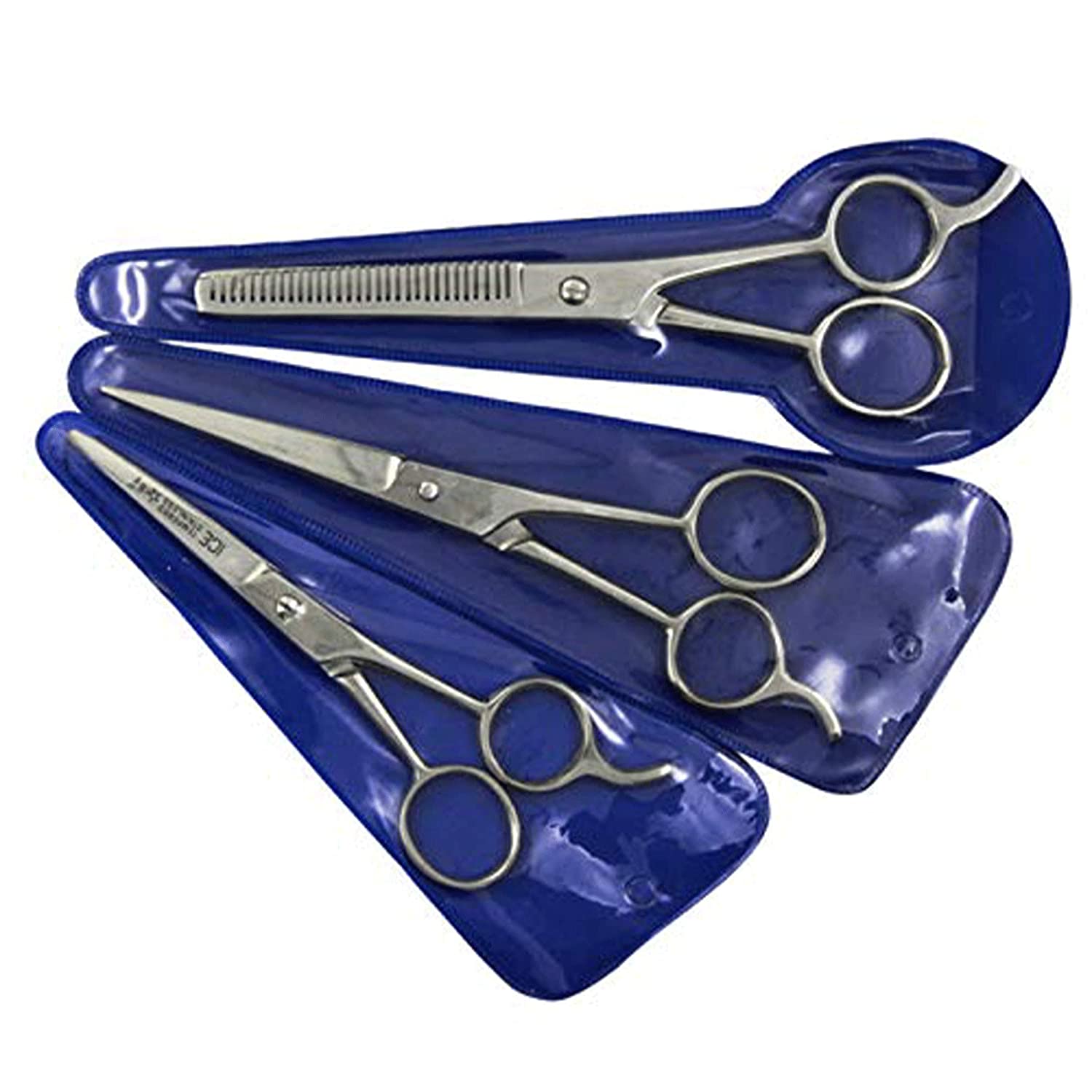 Professional Hair Cutting Scissors Set, Barber Shears Set, Beard Trimming Scissors, Grooming Thinn