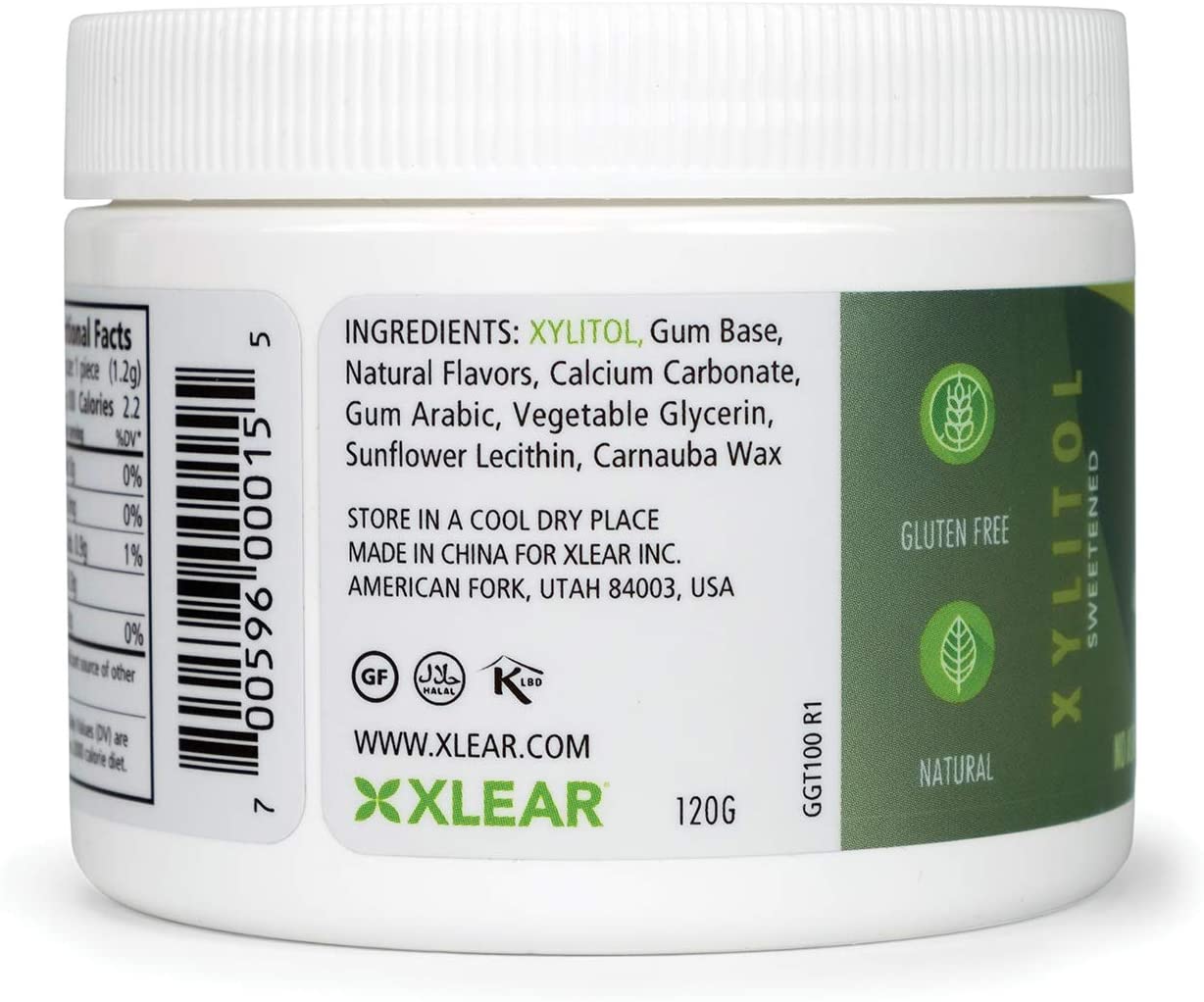 Spry Fresh Natural Xylitol Chewing Gum Dental Defense System Aspartame