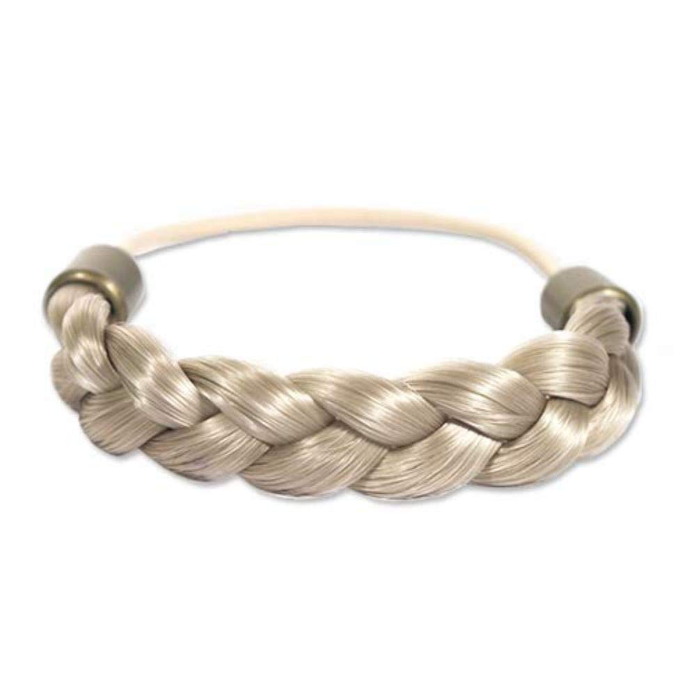 Mia Braided Tonytail, Classic, Pretty Braided Ponytail Holder, Synthetic Wig Hair on Elastic Rubber