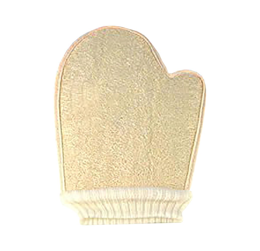 Sun Labs Loofah Sponge Mitt with Unscented Exfoliating Body Scrub for Soft Skin - 8 fl. oz. Bottle