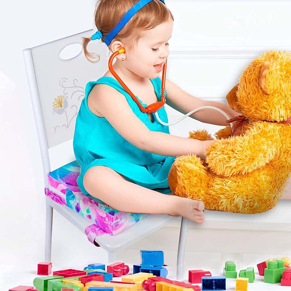 Booster Seat for Dining Table, Toddler Portable Increasing Cushion - Unicorn