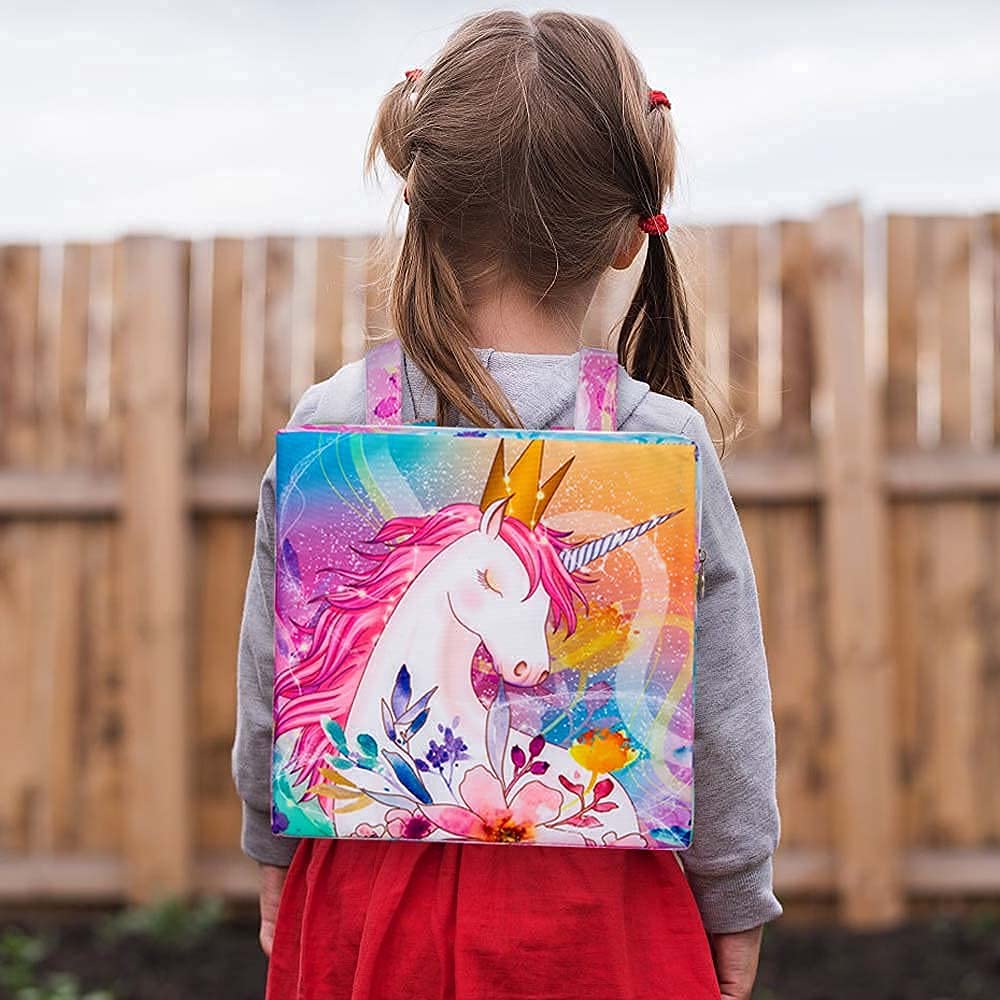 Booster Seat for Dining Table, Toddler Portable Increasing Cushion - Unicorn