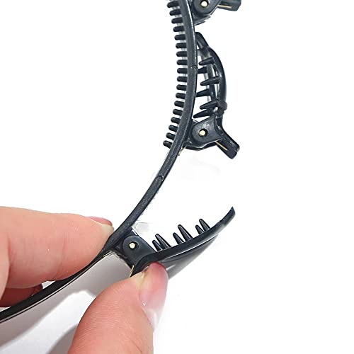 Black Braider Hair Clip Burst Pin Hairdo Bring Hair Hoop Multi storey Wisp Air Weave Head Hoop Styli