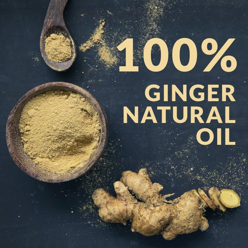 SenseLAB Indian Ginger Essential Oil - 100 % Pure Extract Ginger Oil Therapeutic Grade - Massage and